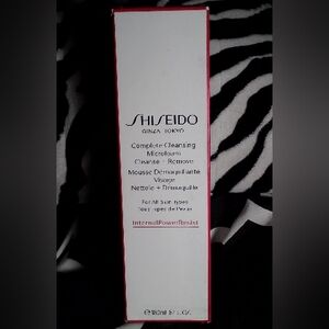 SHISEIDO Complete Cleansing Microfoam Cleanse + Remove- All Skin Types-BRAND NEW